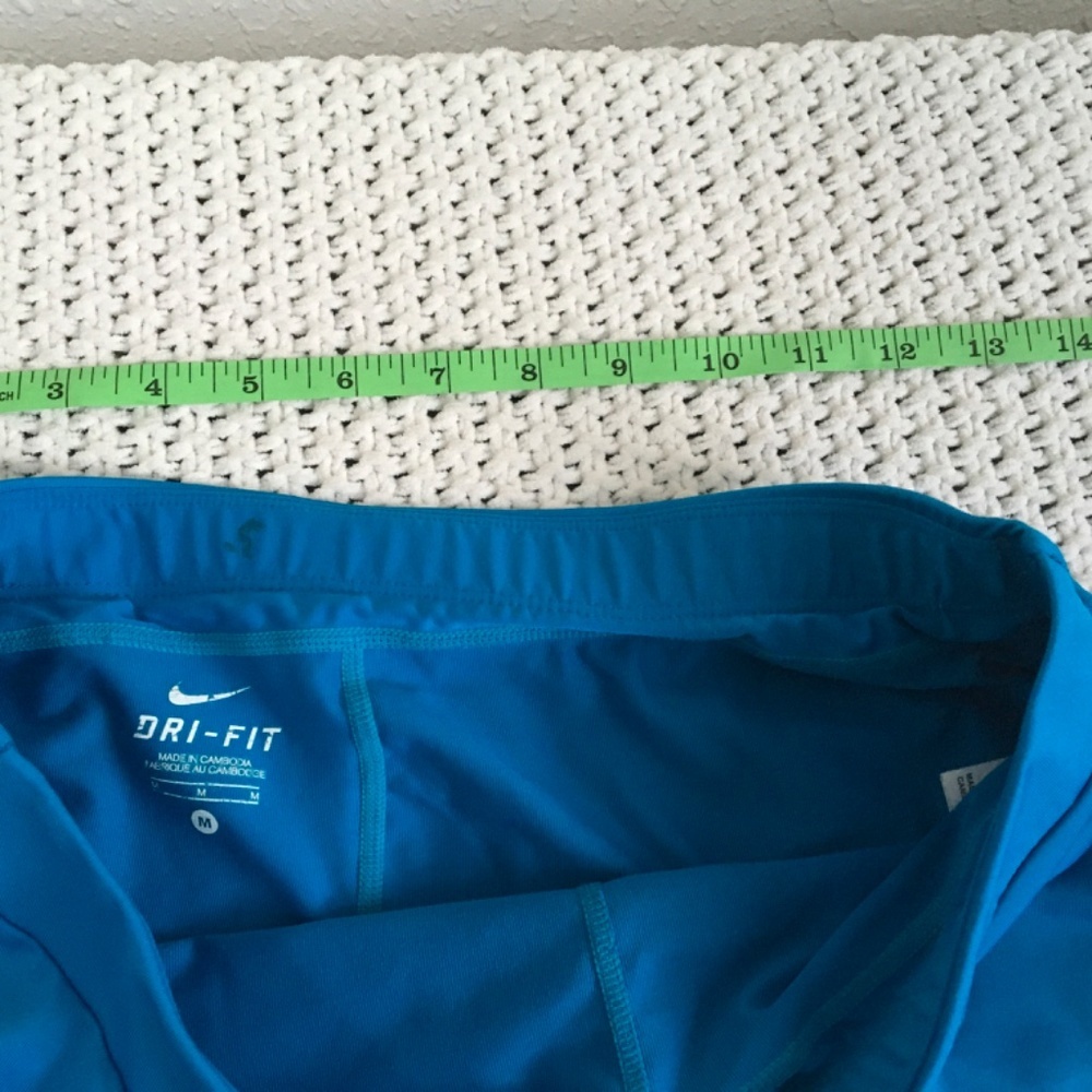 NIKE BLUE DRYFIT SKORT SIZE MEDIUM WITH 3" INSEAM - Picture 4 of 6